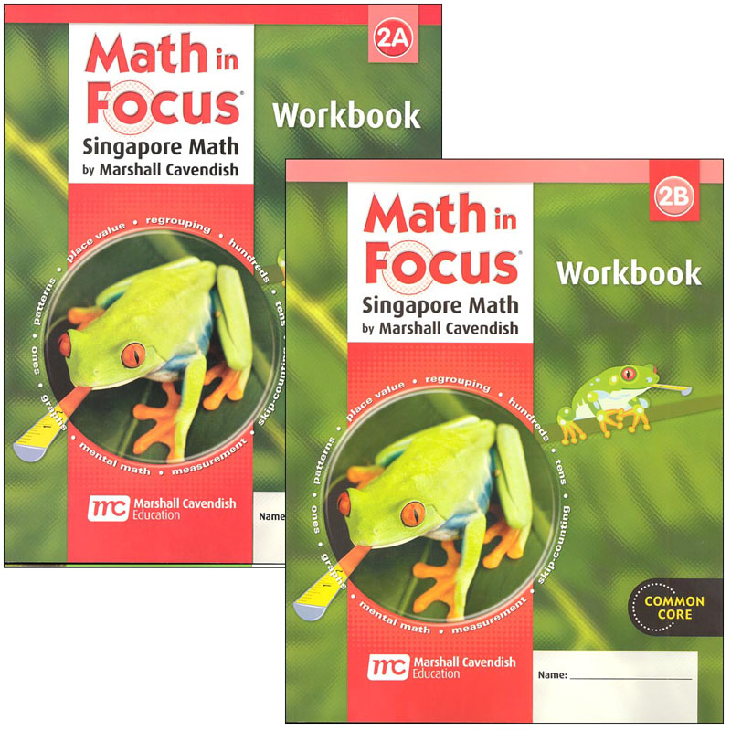 Math in Focus: Singapore Math Student Workbook Bundle, A & B Grade 2