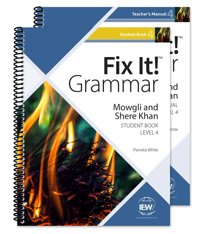 Fix It! Grammar: Level 4 Mowgli/Shere Khan (Teacher/Student Combo)