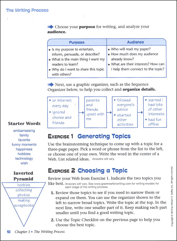 Grammar for Writing Teacher's Edition Grade 7 | Sadlier-Oxford ...