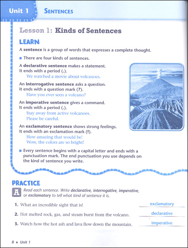 Sadlier Grammar Worksheet Grade 4