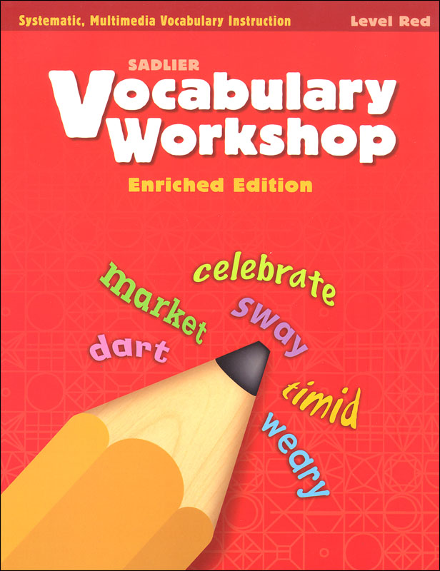 Vocabulary Workshop Enriched Student Edition Grade 1 (Red)