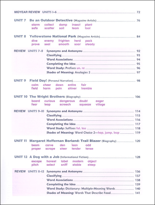 Vocabulary Workshop Enriched Student Edition Grade 2 (Purple) | Sadlier ...