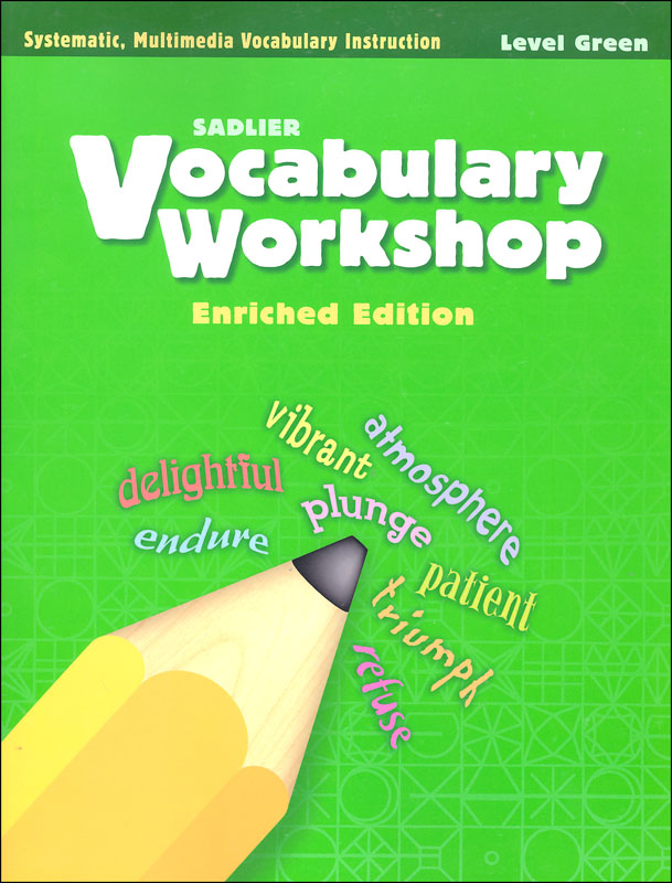Vocabulary Workshop Enriched Student Edition Grade 3 (Green)