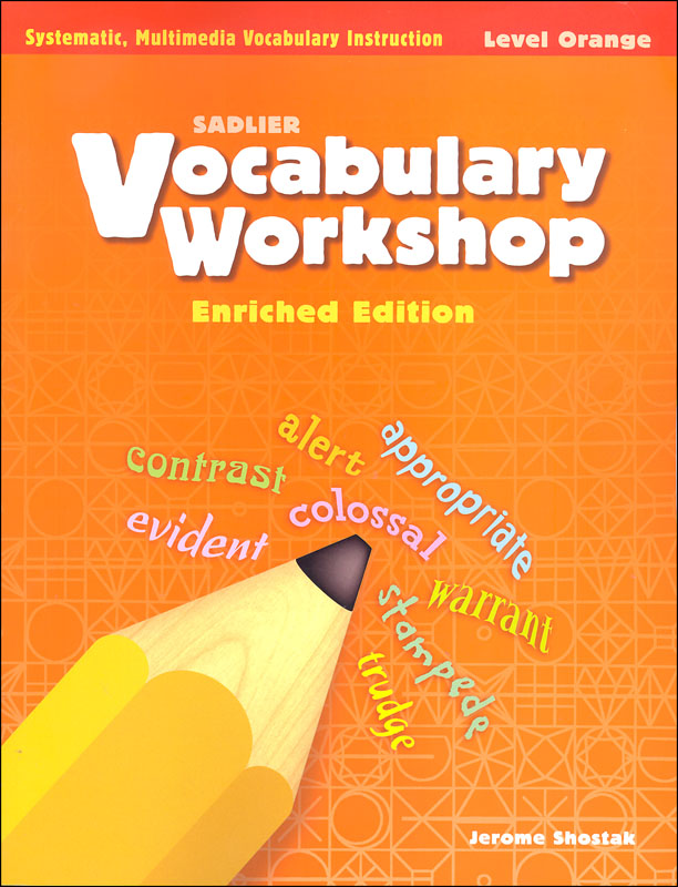 Vocabulary Workshop Enriched Student Edition Grade 4 (Orange)