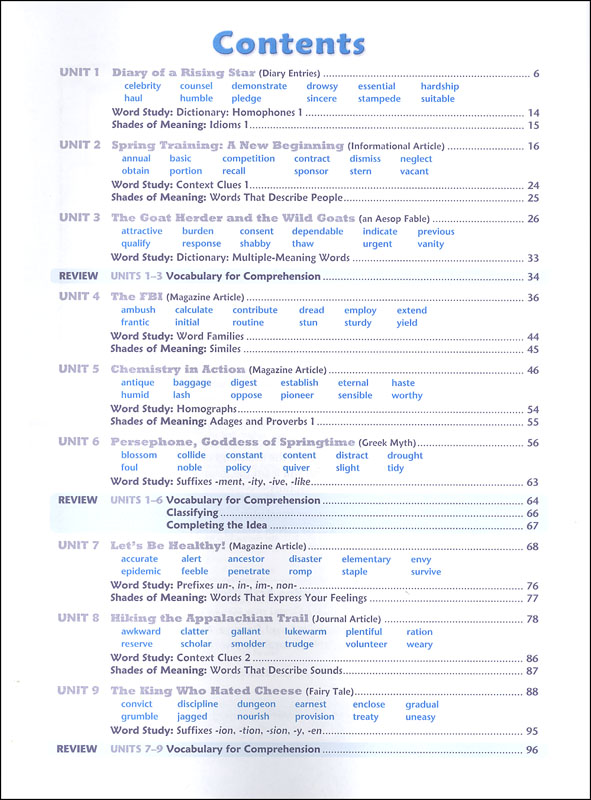 Vocabulary Workshop Enriched Student Edition Grade 4 (Orange) | Sadlier ...