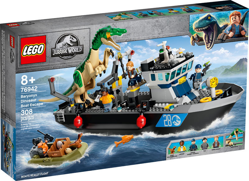 LEGO Jurassic World Baryonyx Boat Escape (76942) |
