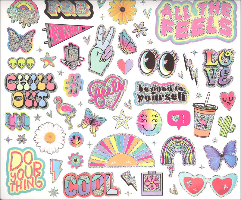 Sticker Collage Poster Set | Fashion Angels Enterprises | 9781949962246