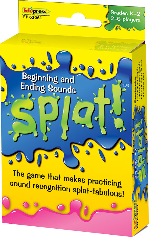 Beginning and Ending Sounds Splat! Card Game
