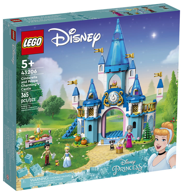 LEGO Disney Princess Cinderella and Prince Charming's Castle (43206)