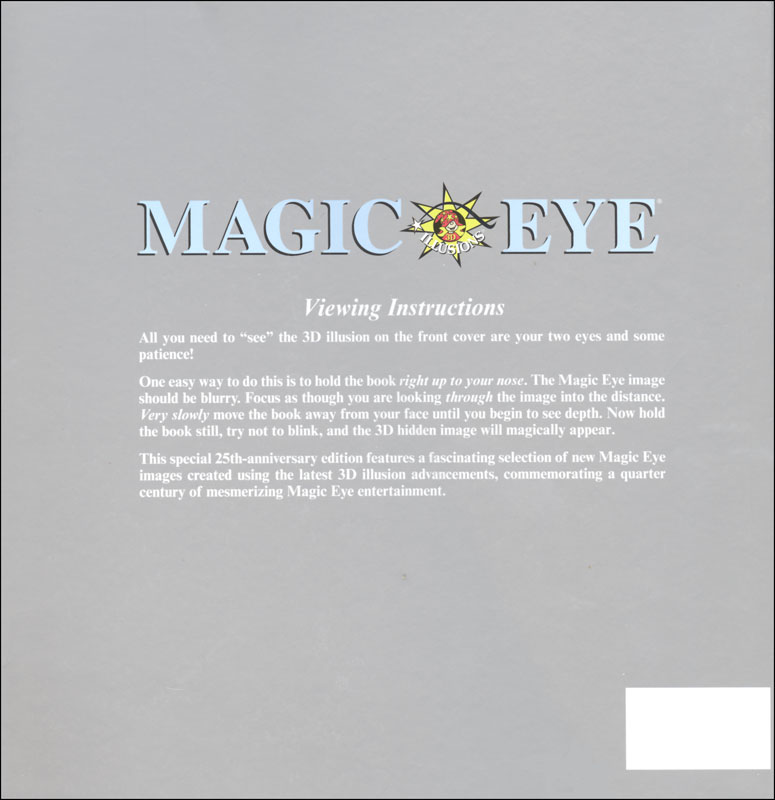 Magic Eye 25th Anniversary Book | Andrews & McNeel | 9781449494230