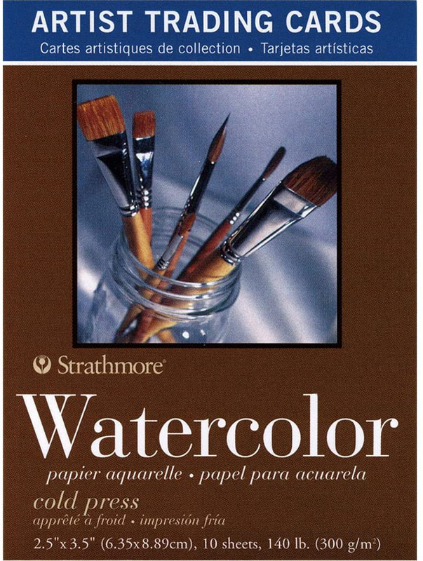 Artist Trading Cards - Watercolor Cold Press (2.5x3.5) 10 pack