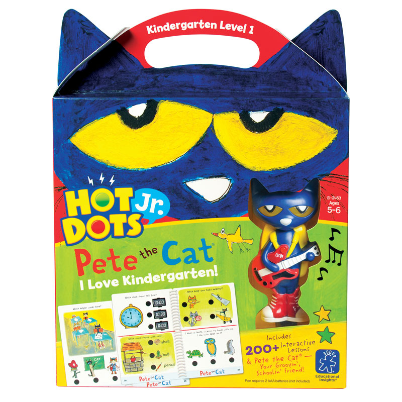 Hot Dots Jr. Pete the Cat - I Love Kindergarten! Set