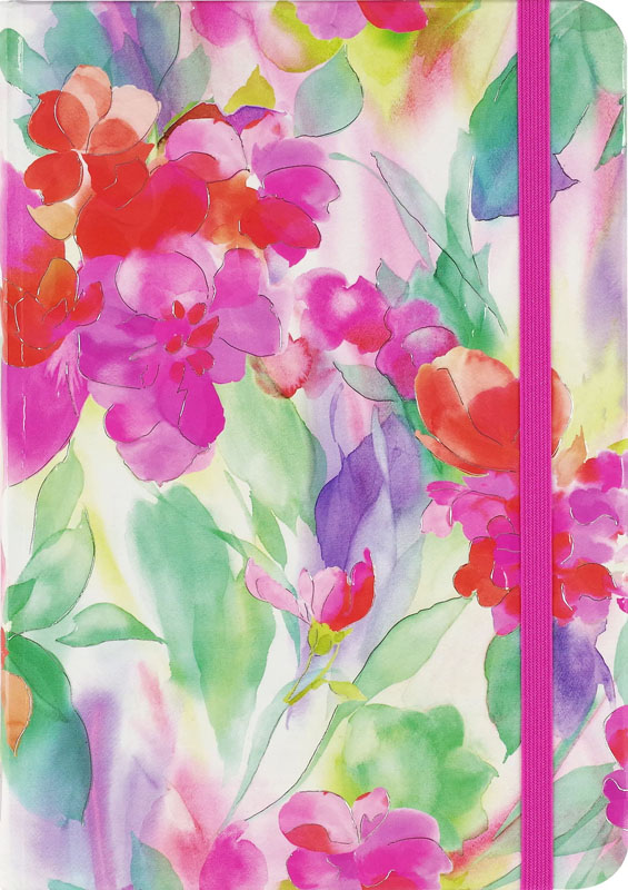 Watercolor Petals Small Format Journal