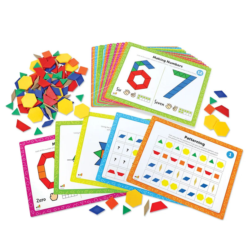 Pattern Block Math Activity Set | Learning Resources