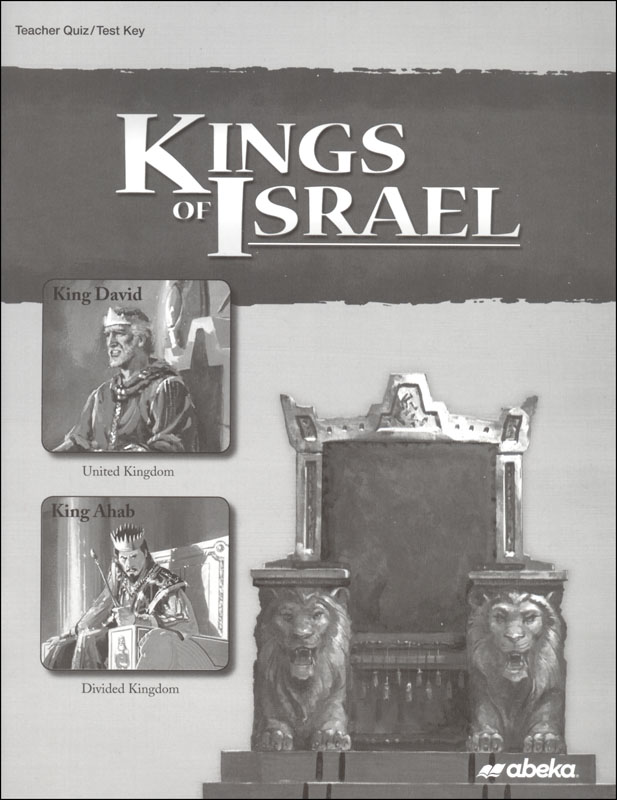 Kings of Israel Quiz and Test Key