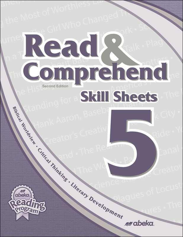 Read and Comprehend 5 Skills Sheets (updated)