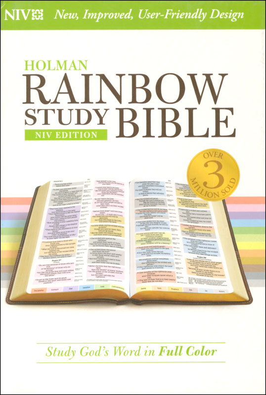 NIV Rainbow Study Bible (jacketed hardcover)