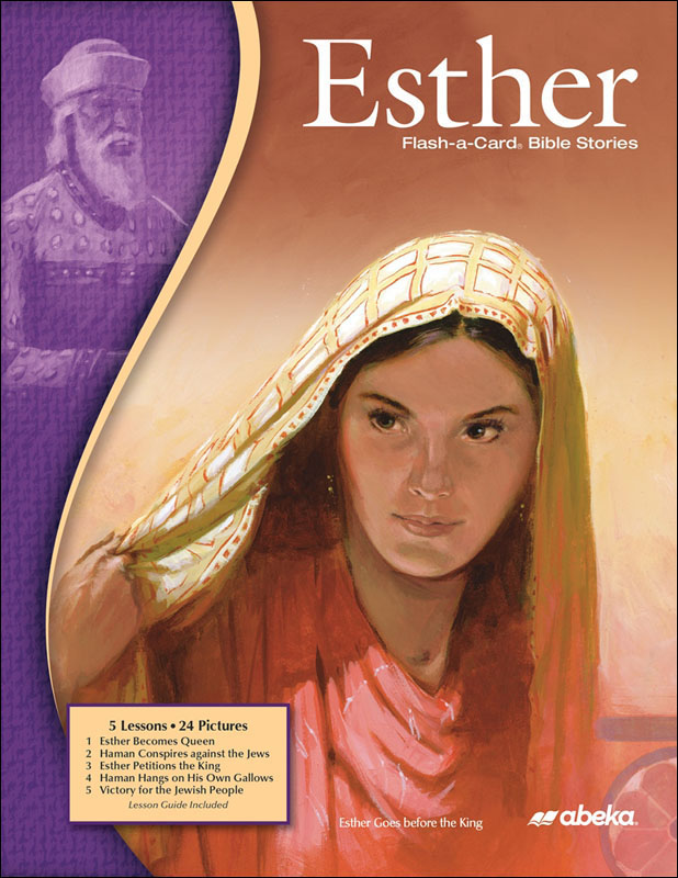 Esther Flash-a-Card Bible Stories (8 1/2" x 11")