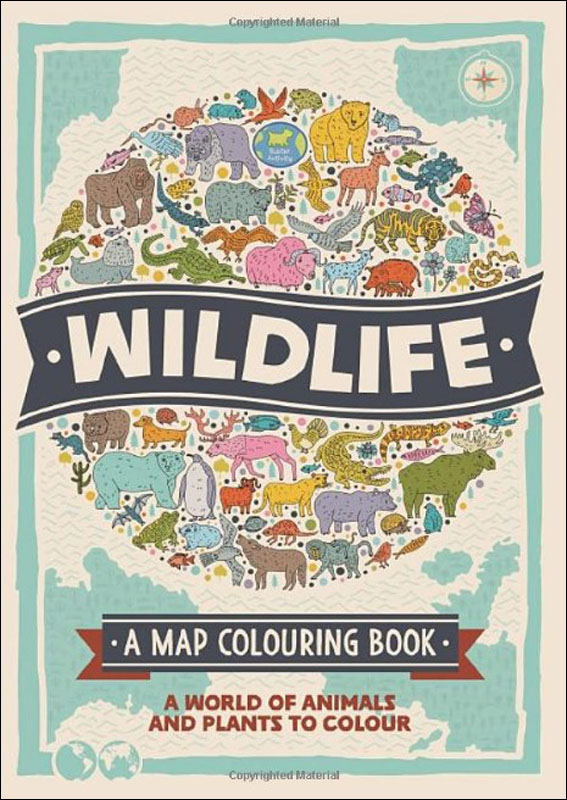 WildLife: Map Colouring Book