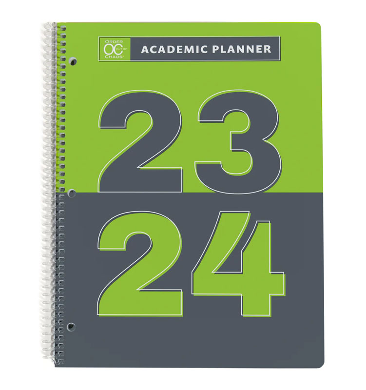 Academic Planner - Letter Size: Mint Chip July 2023 - June 2024
