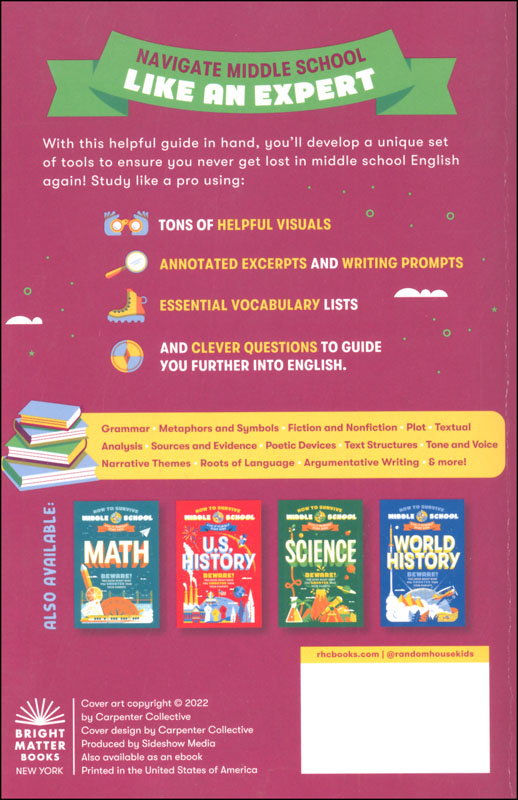 How to Survive Middle School: English | Bright Matter Books | 9780525571421