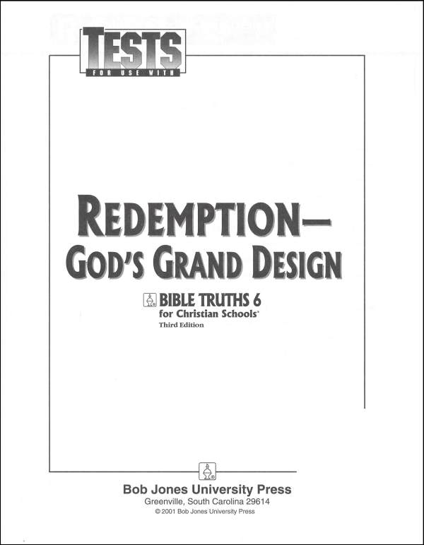 Bible Truths 6 Tests 3ED
