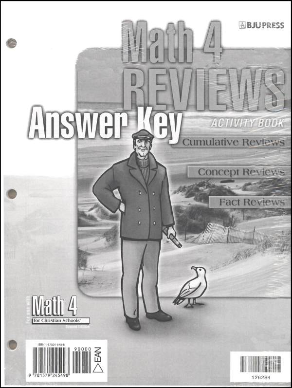 Math 4 Reviews Activity Book Answer Key