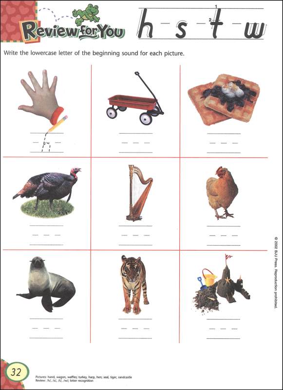 Beginnings K5 Phonics Practice 3ED | BJU Press | 9781579247201