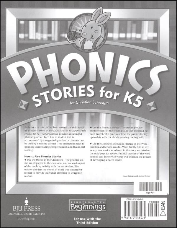 Beginnings K5 Phonics Stories 3ED