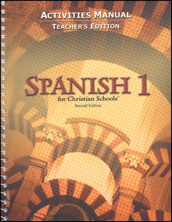 Spanish 1 Student Activity Manual Teacher Edition