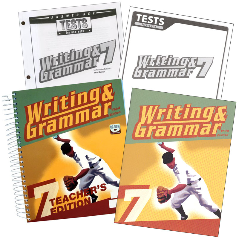 Writing/Grammar 7 Home School Kit 3ED