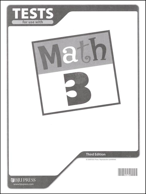 Math 3 Testpack 3rd Edition