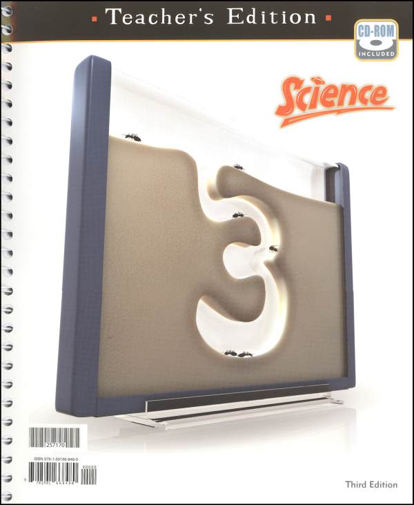 Science 3 Homeschool Teacher Edition Book & CD 3rd Edition