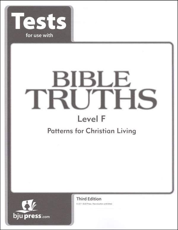 Bible Truths F Tests 3ED