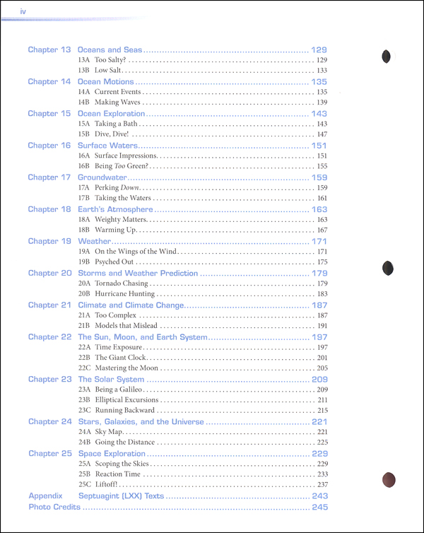 Earth Science Student Lab Manual 4th Edition | BJU Press | 9781606820711