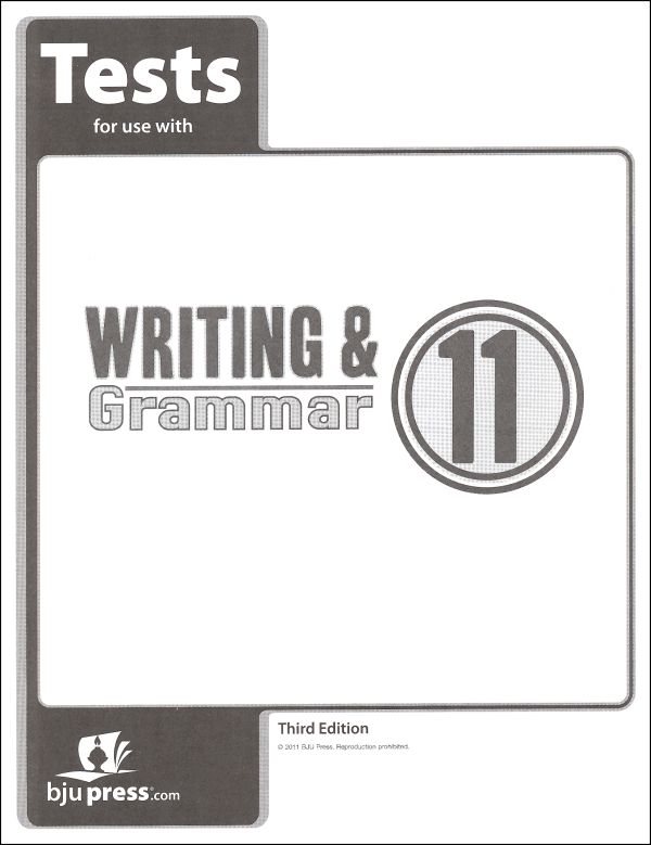 Writing/Grammar 11 Testpack 3rd Edition