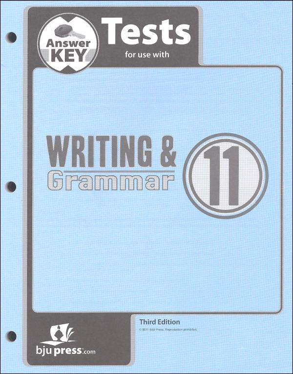 Writing/Grammar 11 Testpack Key 3rd Edition