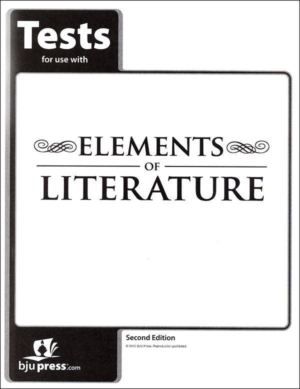 Elements of Literature Tests 2nd Edition