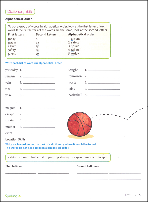 Spelling 4 Student Workbook 2nd Edition | BJU Press | 9781606821923