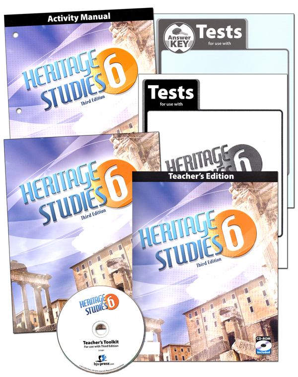 Heritage Studies 6 Home School Kit 3rd Edition | BJU Press