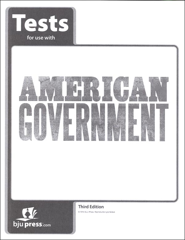 American Government Tests 3rd Edition