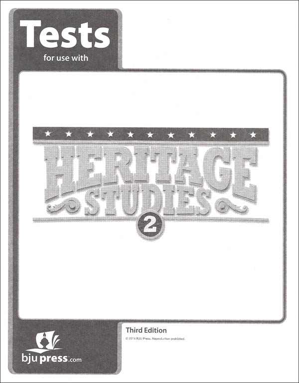 Heritage Studies 2 Tests 3rd Edition