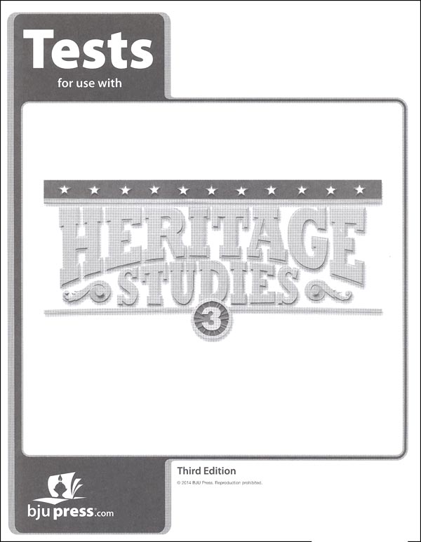 Heritage Studies 3 Tests 3rd Edition