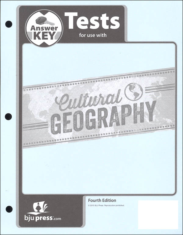 Cultural Geography Tests Answer Key 4th Edition