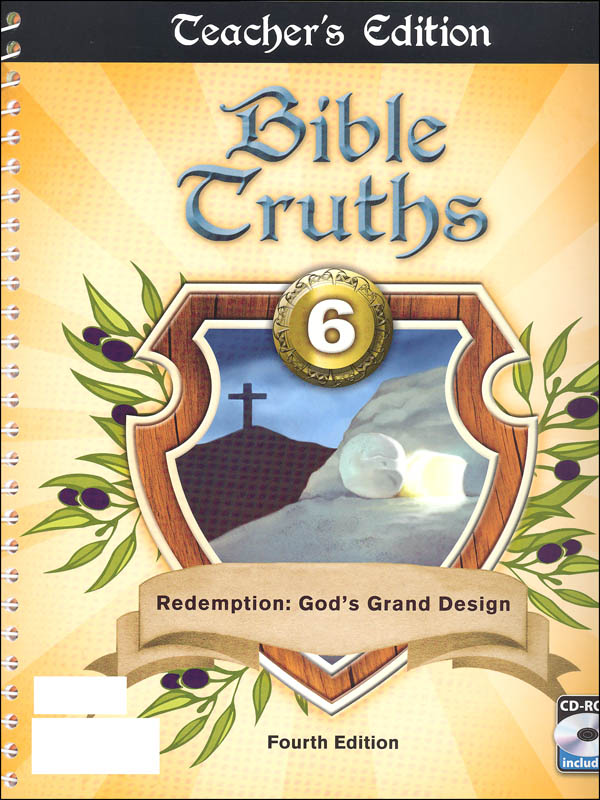 Bible Truths 6 Teacher Edition Book & CD 4th Edition