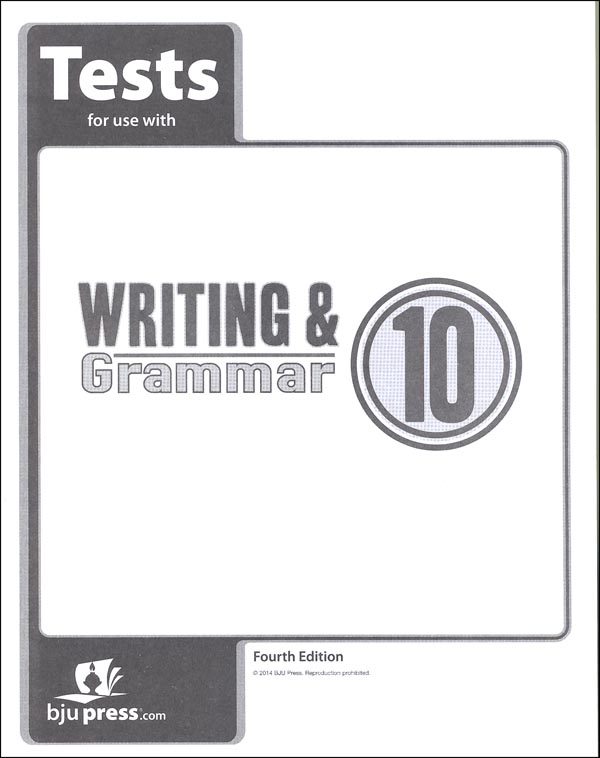 Writing/Grammar 10 Test 4th Edition