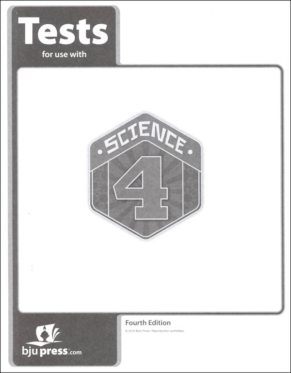Science 4 Tests Only 4th Edition