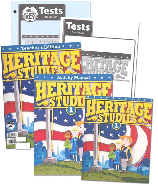 Heritage Studies 1 Home School Kit 3rd Edition (New) | BJU Press