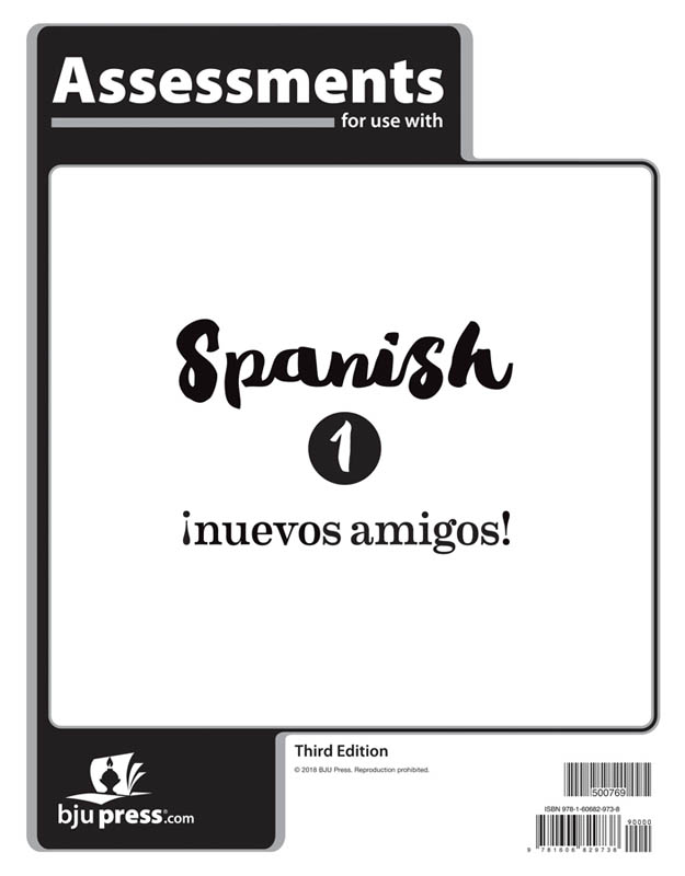 Spanish 1 Assessments 3rd Edition