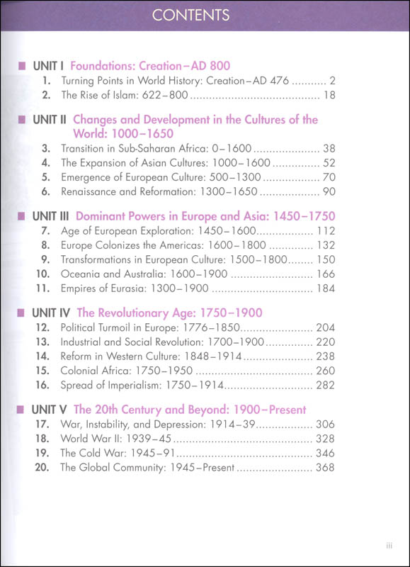 World Studies Student Text 4th Edition BJU Press 9781606829837 World studies student text 4th edition bju press 9781606829837